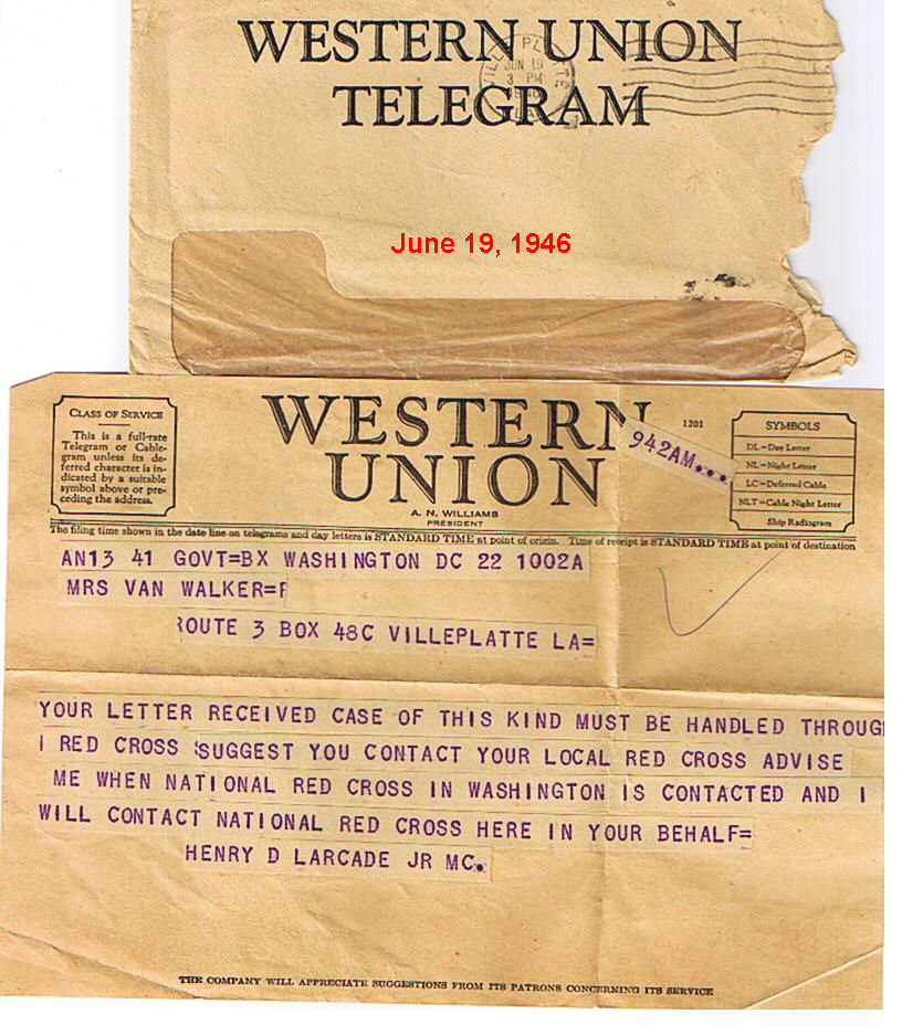 Ethel Mae Walker's correspondence in 1946. 6