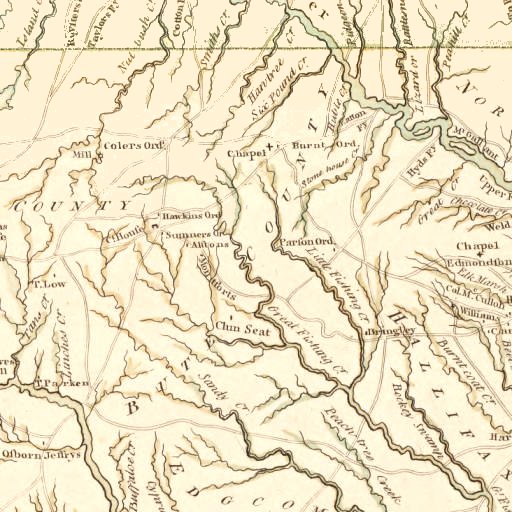 1770 Map of North Carolina