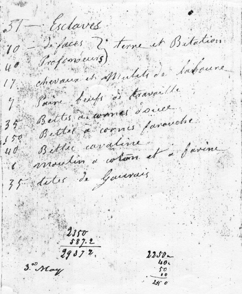 Jeremiah Walker Succession - 1835 1