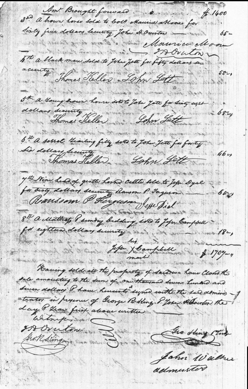 Jeremiah Walker Succession - 1835 5