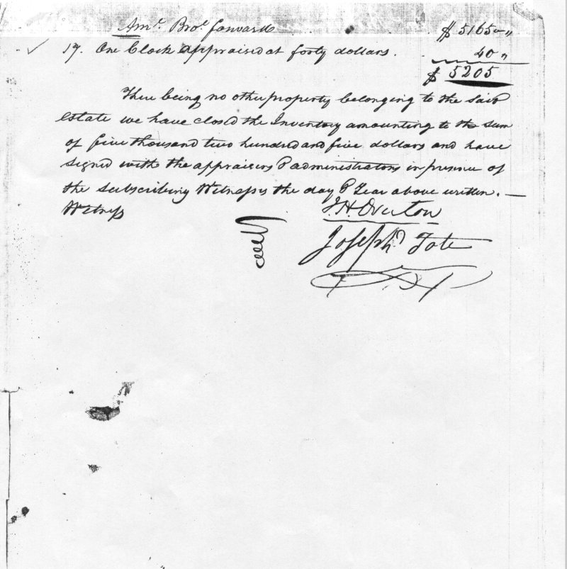John Walker Succession - 1840 4