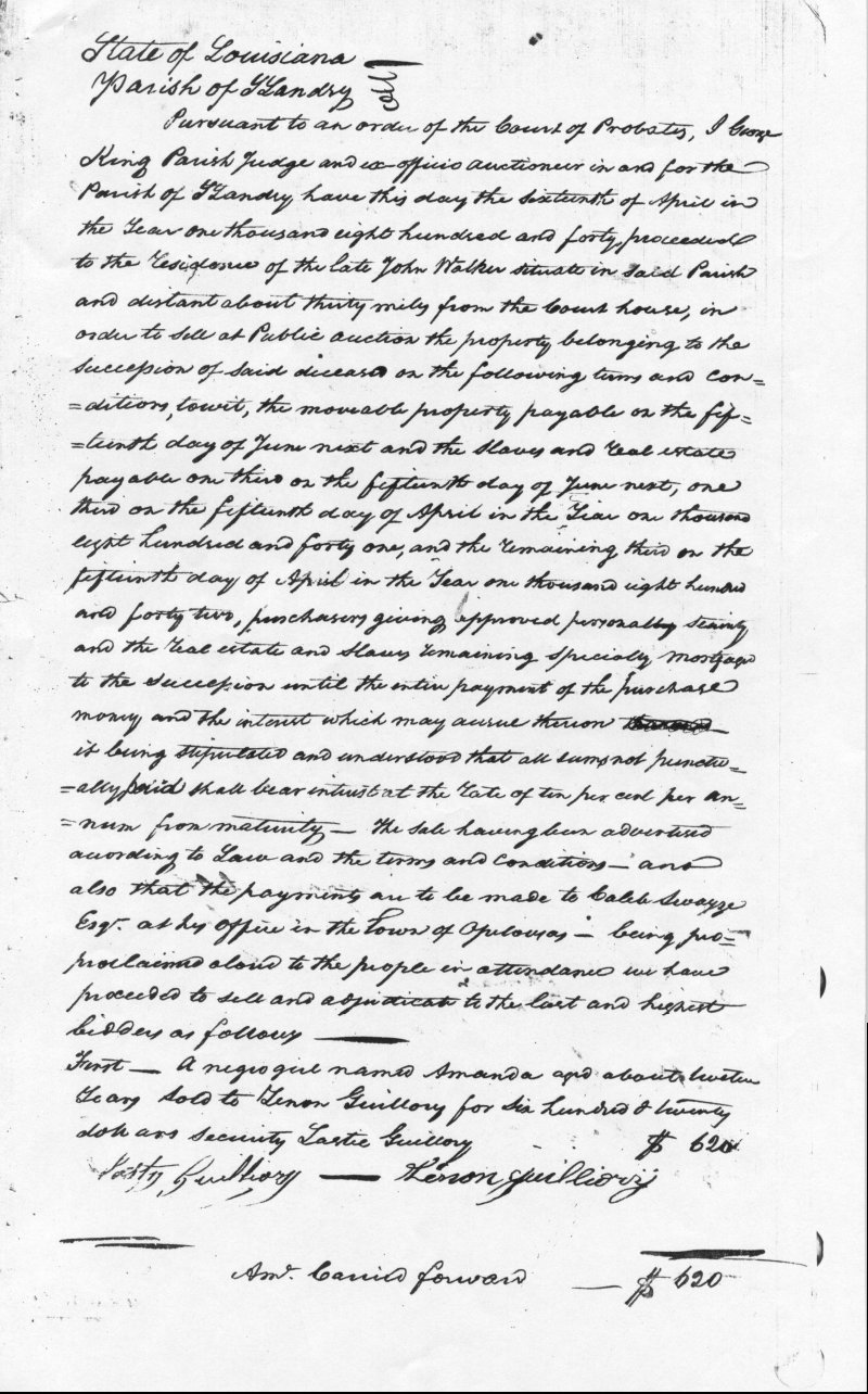 John Walker Succession - 1840 5