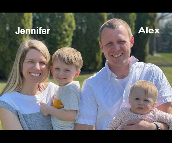 GC Jennifer Jessup Sennott and Alex Sennott